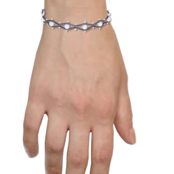 Holiday SALE - 🎄🎄🎄🎄Ten Thousand Things Scallop Silver/Pearl Bracelet - Picture 2 of 9